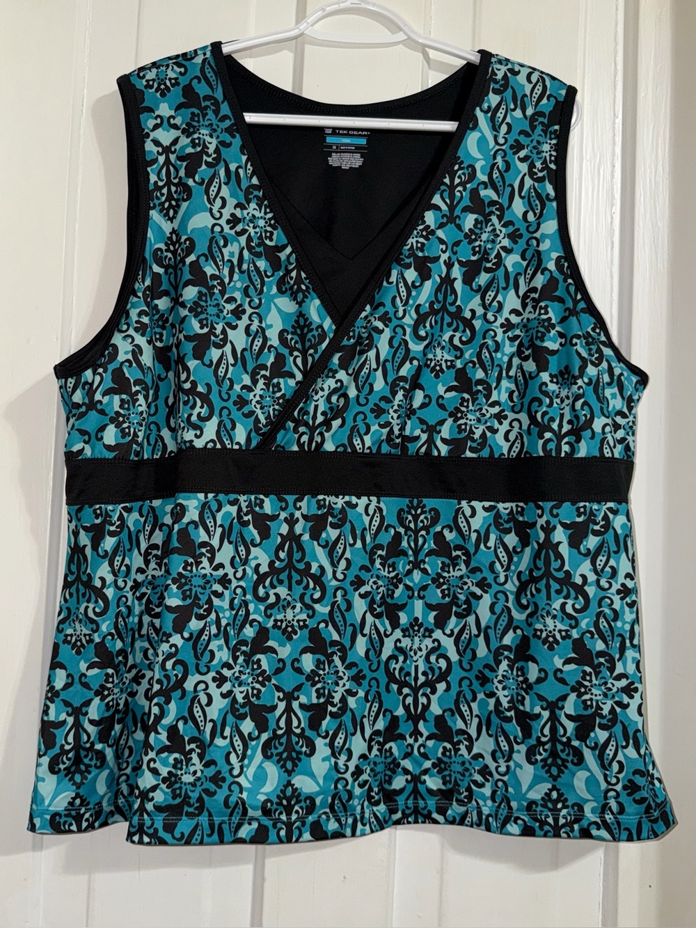 Women's plus size 3x yoga top athletic stretch workout top shirt
